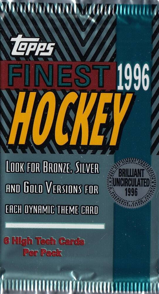 1995-96 Topps Finest Hockey Hobby Pack